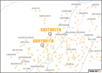 map of Santa Rita