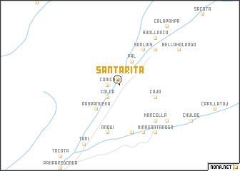 map of Santa Rita