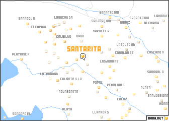 map of Santa Rita