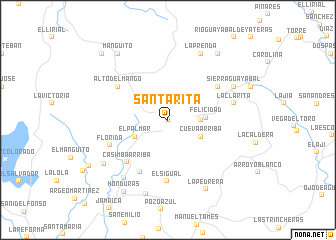 map of Santa Rita