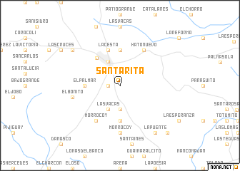 map of Santa Rita