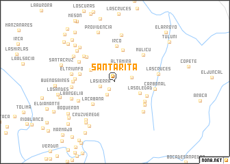 map of Santa Rita