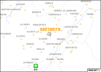 map of Santa Rita