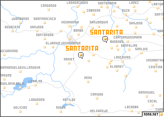 map of Santa Rita