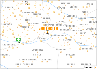 map of Santa Rita