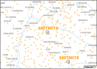 map of Santa Rita