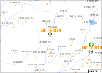 map of Santa Rita