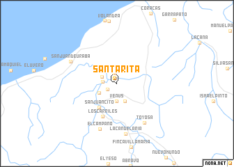 map of Santa Rita