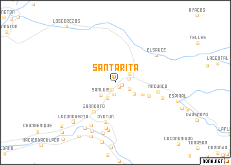 map of Santa Rita