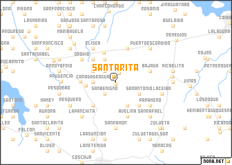 map of Santa Rita