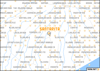 map of Santa Rita