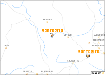 map of Santa Rita