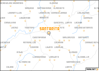 map of Santa Rita