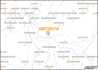 map of Santa Rita