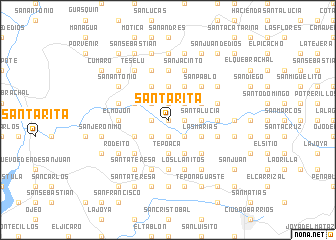 map of Santa Rita