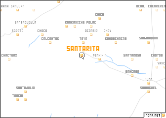 map of Santa Rita