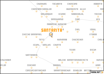 map of Santa Rita