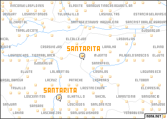 map of Santa Rita