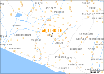 map of Santa Rita