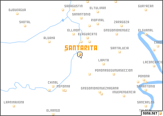 map of Santa Rita