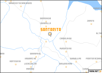 map of Santa Rita