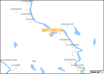 map of Santa Rita