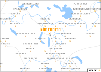 map of Santa Rita