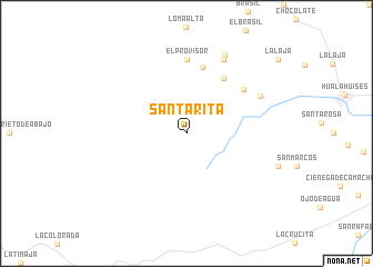 map of Santa Rita