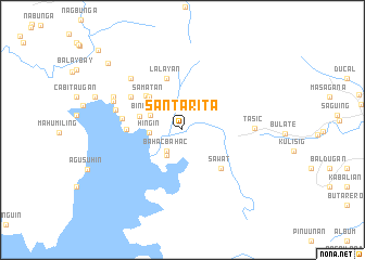 map of Santa Rita