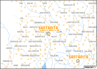 map of Santa Rita