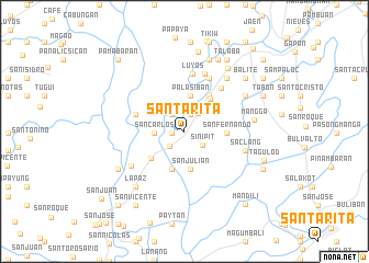 map of Santa Rita