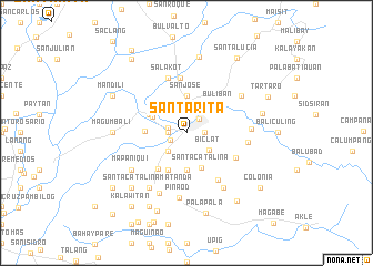 map of Santa Rita