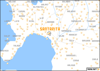 map of Santa Rita