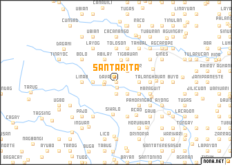 map of Santa Rita