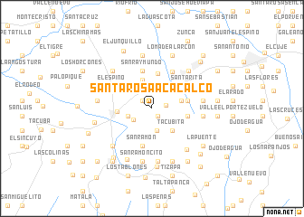 map of Santa Rosa Acacalco