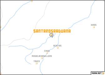 map of Santa Rosa Aduana