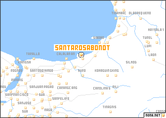 map of Santa Rosa-Bonot