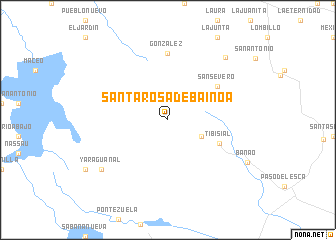 map of Santa Rosa de Bainoa