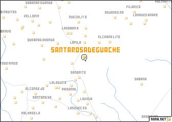 map of Santa Rosa de Guache