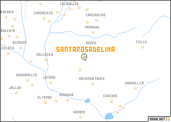 map of Santa Rosa de Lima