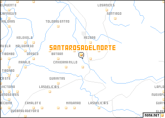 map of Santa Rosa del Norte