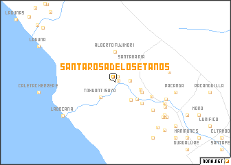 map of Santa Rosa de los Etanos