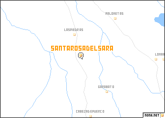 map of Santa Rosa del Sara