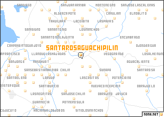 map of Santa Rosa Guachipilín