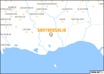 map of Santa Rosalía