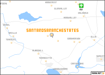 map of Santa Rosa Ranch Estates