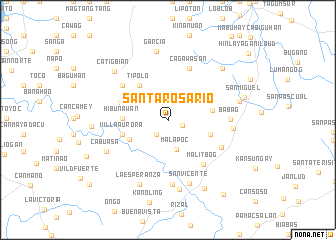 map of Santa Rosario