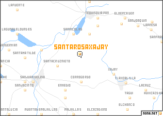 map of Santa Rosa Xajay