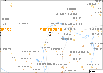 map of Santa Rosa