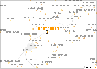 map of Santa Rosa